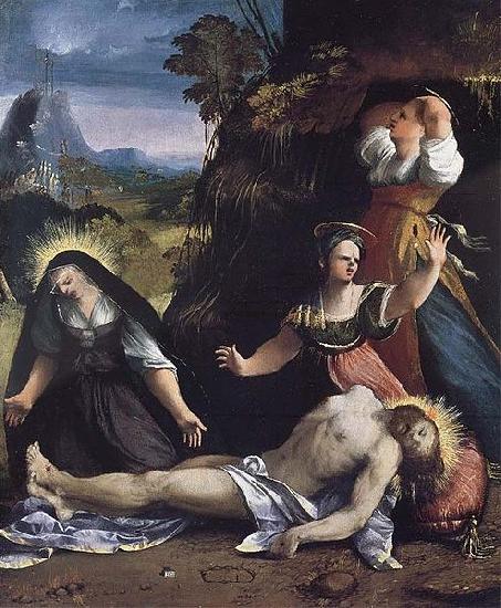 Dosso Dossi Lamentation over the Body of Christ oil painting picture
